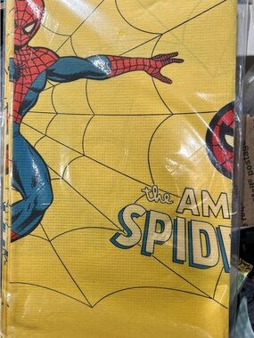1978 Spider Man Paper Table Cloth By Reed New Old Stock 52”x96” Lot of 2